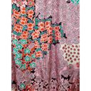 American Vintage VINTAGE Elinor Simmons Malcolm Starr Dress 6 Womens SILKY Pleated Floral Pink Photo 15