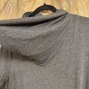 Eliane Rose  Dark Heather Gray Cowl Neck Light Sweater Top Stretchy Medium Photo 3