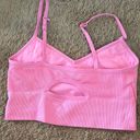 Aerie OFFLINE By  Real Me Strappy Back Sports Bra Pink Photo 1