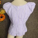 Unique Vintage MAGNOLIA PLACE Lilac/White Striped Top NWT | 2XL | Photo 5