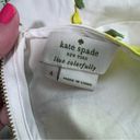 Kate Spade  Thalia Peplum Bow Top Lemons 4 Spring Shirt Photo 7