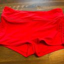 Athleta  Red Sand Sprint Swim Shorts Booty Bikini Small Photo 0