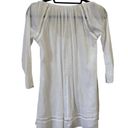 L Space White Cotton quarter sleeve Cover up Size XS Photo 6