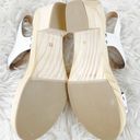 Steven By Steve Madden  White Fabee Clog Buckle Ankle Strap Sandals Size 11 Photo 4