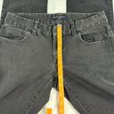 Banana Republic  Factory Straight Leg Jean Size 6 Petite Black Denim Mid Rise Photo 6