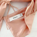 Misha Collection / Revolve Madrona Satin Halter Top in Cantaloupe NWOT Photo 11