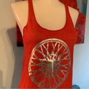 SoulCycle  Tank Top in Red Spinning Cycling Workout Gym Women's S Small Photo 1