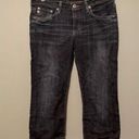 Big star  Jeans Sweet Crop Denim Blue Indigo Wash Whiskered Mid Rise 29 Photo 0