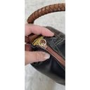 Relic  Black Brown Shoulder Bag Woven Handle Photo 6