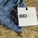 Beach Riot NWT |  Jessica Bikini Top in Denim Size L Photo 9