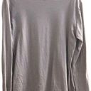 Edge Comune Gray Lightweight Long Sleeve Raw  Hems Tee Shirt Crew Neck New w/tags Photo 2