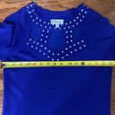 Allison Brittney Blue sweater dress size M Photo 10