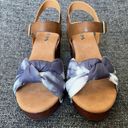 Kork-Ease NEW Korks Natalia Knot Sandal Blue Tie Dye Open Toe Cushioned Buckle Women’s 11 Photo 1