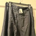 Madewell  Wide-Leg Cargo Pants in Linen-Blend in True Black Size 4 NWT Photo 8