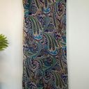 New York & Co. Blue Green Paisley Print Maxi Skirt  Photo 1