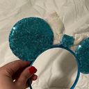 Disney Ears frozen Elsa headband light weight princess Mickey blue sequins Photo 4