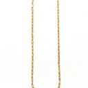 Tehrani Jewelry 14k Solid Gold paperclip necklace | 1.5 mm paperclip chain | 18 inches long | Photo 2