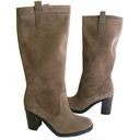 LAUREN RALPH LAUREN Devona Suede Leather Heeled Boots Womens Size 6 Photo 0