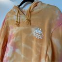 Kappa  Tie-Dye Unisex Hoodie Multicolored (Orange Pink White) Photo 1