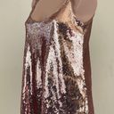 Champagne Sequin Slip On Sweetheart Dress Gold Photo 7