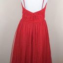 WTOO Dress by Watters & Watters Red Sleeveless Size 10 Photo 3