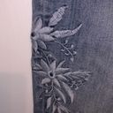 Loft Floral jeans women size 6 Photo 3