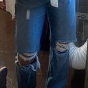 Hollister high rise dad jeans ripped  Photo 1