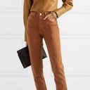 RE/DONE  Ultra High-Rise Stovepipe Jeans in Terracotta, Size 29 New w/Tag Photo 0