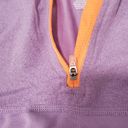 Champion  Performance Purple and Orange Half Zip Exercise Top Size Medium Photo 3