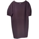 Prologue NWT  Crewneck Sheath Puffed Tulip Sleeves Midi Dress in Dark Plum Photo 18