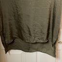 fab'rik Fab’rik Willa Satin Vneck blouse green M NWT Photo 4