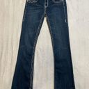 L.A. Idol USA  Bedazzled Studded Pockets Low Rise bootcut Jeans Size 7 Photo 0