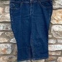 Lane Bryant  dark wash capri jeans size 18 Photo 5