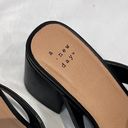 A New Day black low chunky heel sandal size 6.5 NWOT Photo 3