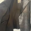 Houndstooth NWT APNY Vegan Leather Blazer  Black Size M Photo 12