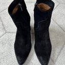 Frye NEW  Flynn Black Suede Ankle Pointed Toe Cowboy Booties Sz 8 Photo 12