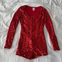 Spirit Halloween Red Sequin Romper Photo 0