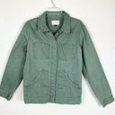 Universal Threads Universal Thread Green Denim Utility Jean Jacket Photo 2