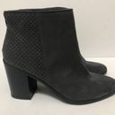 American Eagle  WOMEN'S GRAY BACK ZIP BLOCK HEEL ANKLE BOOTIES SIZE 9.5 Photo 0