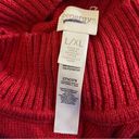 Chico's Chico’s Zenergy Wendy Cable Poncho Red L/XL Photo 3