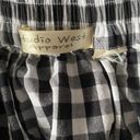 Studio West Cotton Gingham 3/4 Sleeve Blouse Photo 2