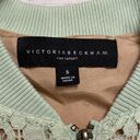 Victoria Beckham for Target Sage Mint Green Lace Bomber Jacket Size Small Photo 2