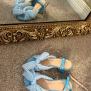 Blue Bow Heels Size 6.5 Photo 3