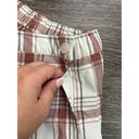 Aerie NWT  Class Act Pleated Skirt Plaid Red Size Medium Photo 3