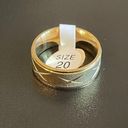 infinity 8mm gold stainless steel  ring Photo 2