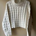 Free People  Soul Searcher Mock Neck Sweater in Ivory Women's Size Small Photo 0