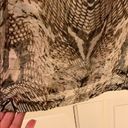 Cache  ✨3 for $30✨ Silk Snakeskin Print Embellished Sheer Top Size Small Photo 4