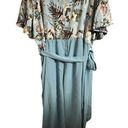 Bloomchic Size 18 - 20 • 2x •  • Floral Patchwork Wrap Belted Pocket Jumpsuit Photo 7