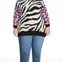 Terra & Sky  Women's Plus Size Drop Shoulder Print Sweater, Midweight 2X 20W-22W Photo 12