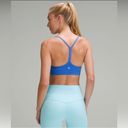 Lululemon  Flow Y Bra in Pipe Dream Blue Size 6 Photo 1